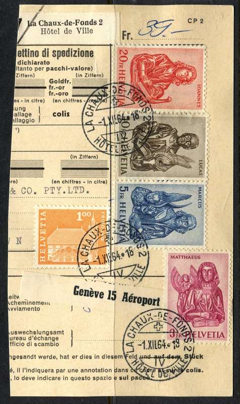 Switzerland - Used on Piece