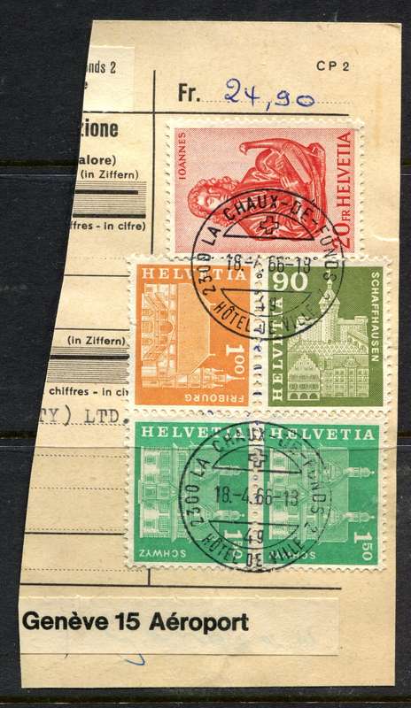Switzerland - Used on Piece