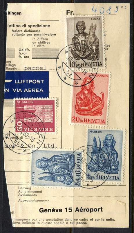 Switzerland - Used on Piece