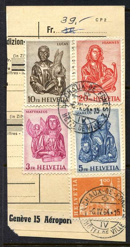 Switzerland - Used on Piece