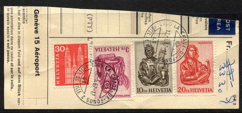 Switzerland - Used on Piece