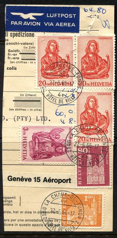 Switzerland - Used on Piece