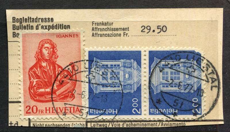 Switzerland - Used on Piece