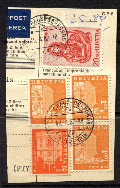 Switzerland - Used on Piece