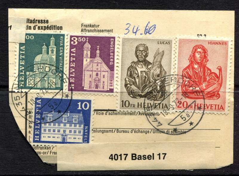 Switzerland - Used on Piece
