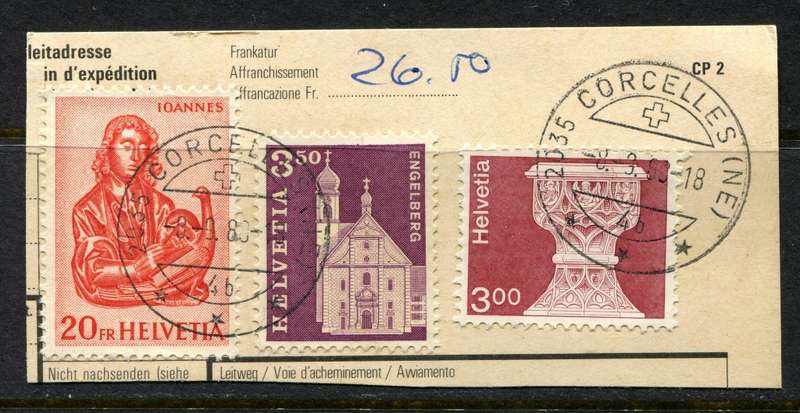 Switzerland - Used on Piece