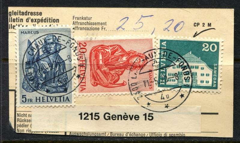 Switzerland - Used on Piece