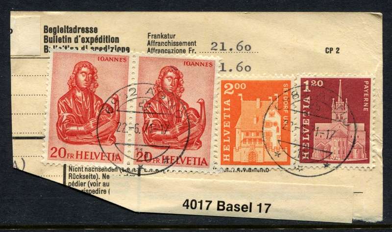 Switzerland - Used on Piece