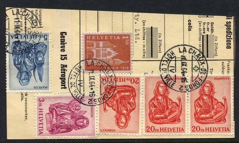 Switzerland - Used on Piece