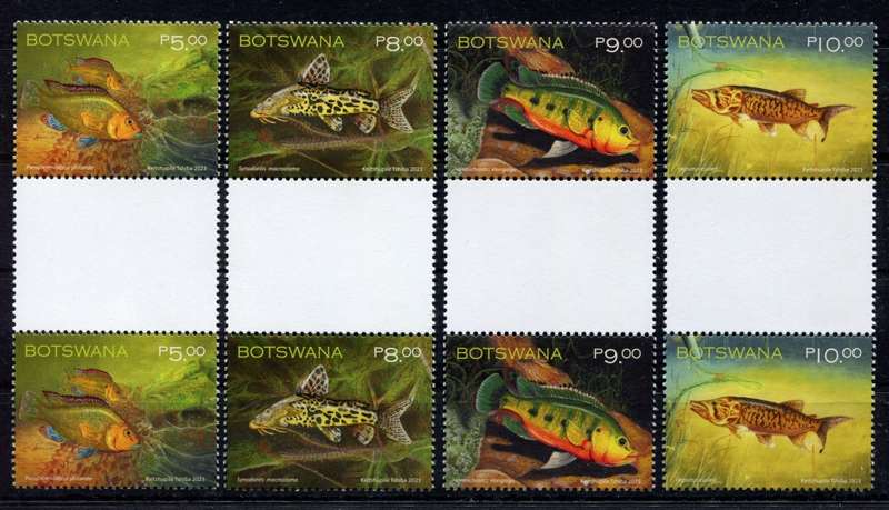 Botswana - Set of Gutter Pairs - 2023 - MNH