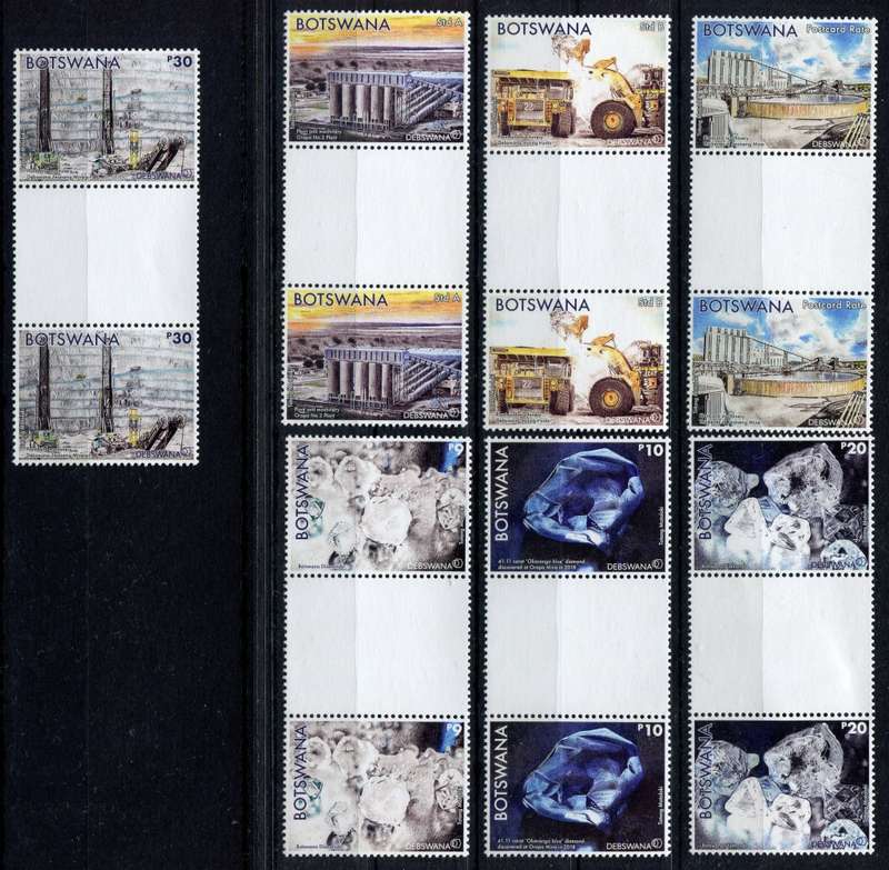 Botswana - Set of Gutter Pairs - 2023 - MNH