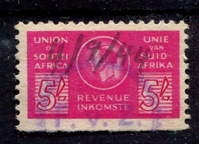Union of SA - Revenues and Fiscally Used - 1943 - English on the Left