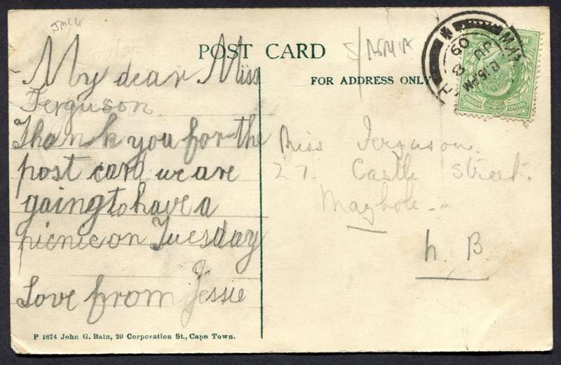 Great Britain - Post Card Depicting Cape Town