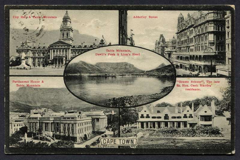 Great Britain - Post Card Depicting Cape Town