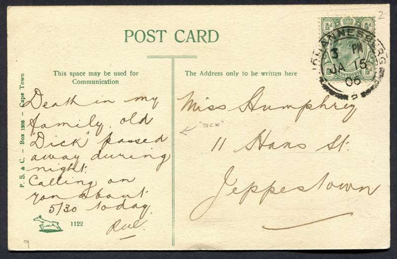 Transvaal - Post Card
