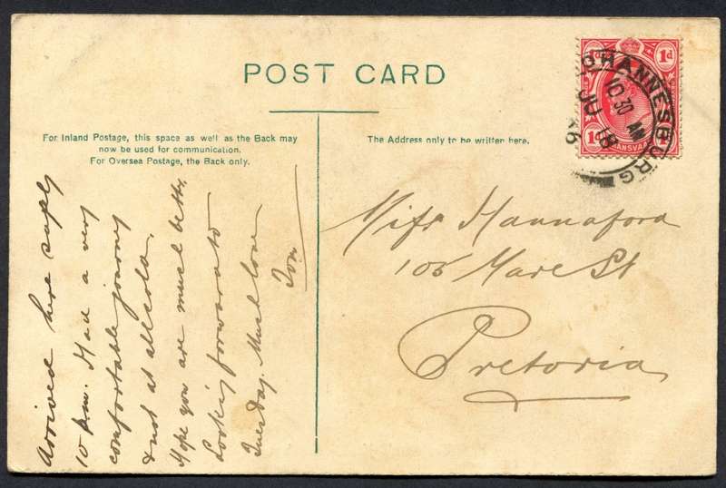 Transvaal - Post Card