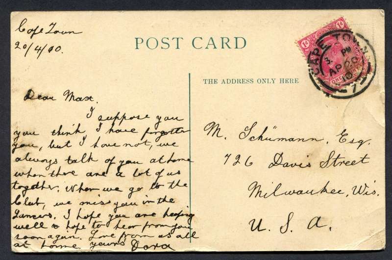 Cape of Good Hope - Post Card
