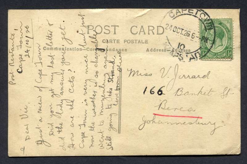 Union of SA - Post Card