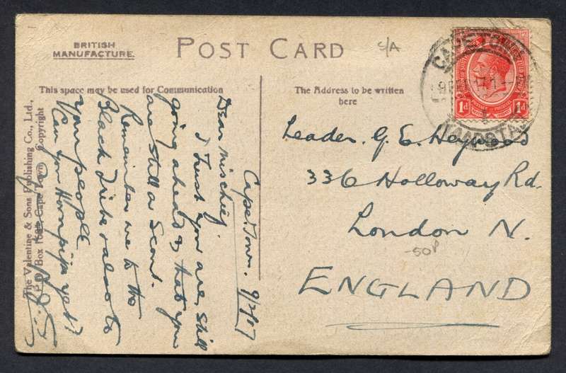 Union of SA - Post Card