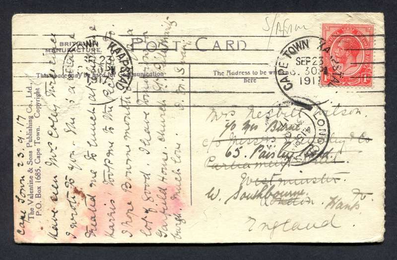 Union of SA - Post Card