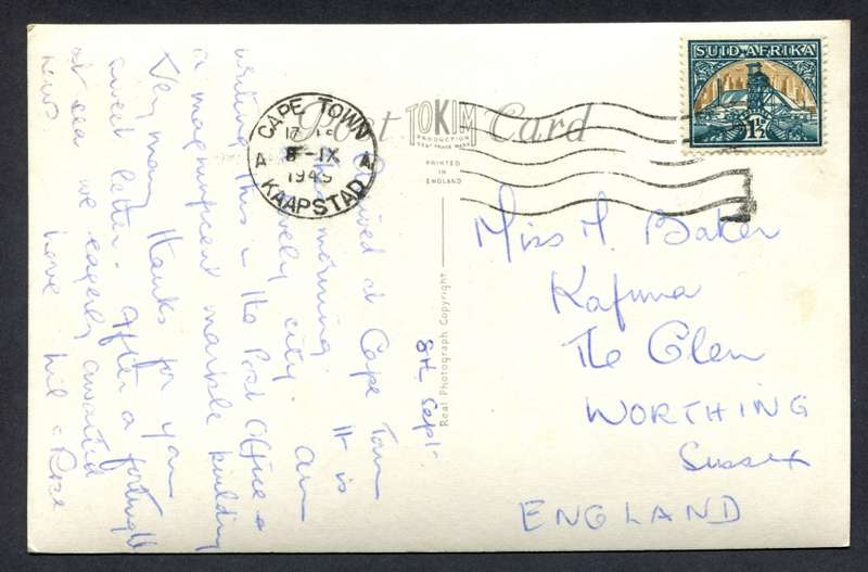 Union of SA - Post Card
