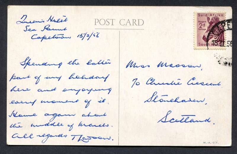 Union of SA - Post Card