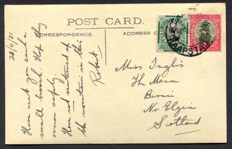 Union of SA - Post Card