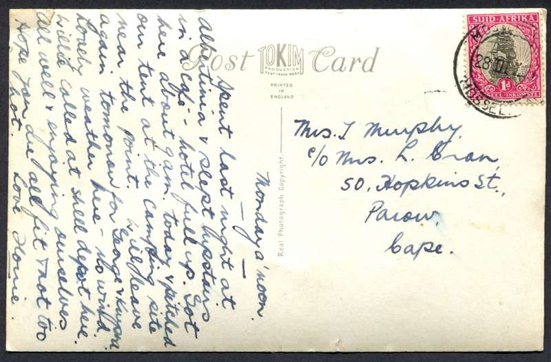 Union of SA - Post Card
