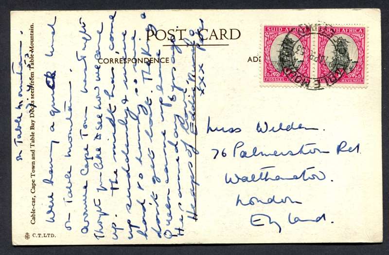 Union of SA - Post Card