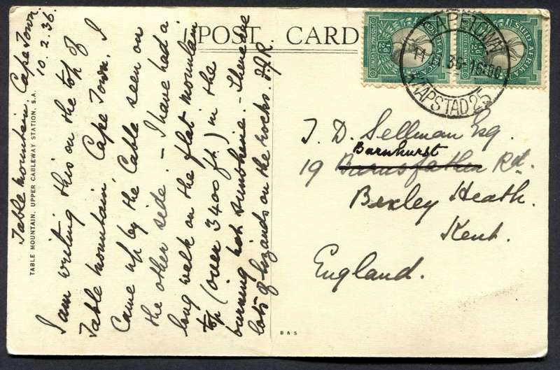 Union of SA - Post Card