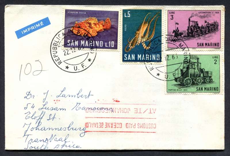 San Marino - Fold Open `Cover`