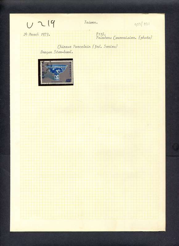 Taiwan - 1 Stamp Mounted (Hinged) On Old Album Page