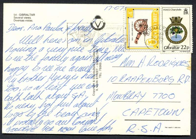 Gibraltar - Post Card