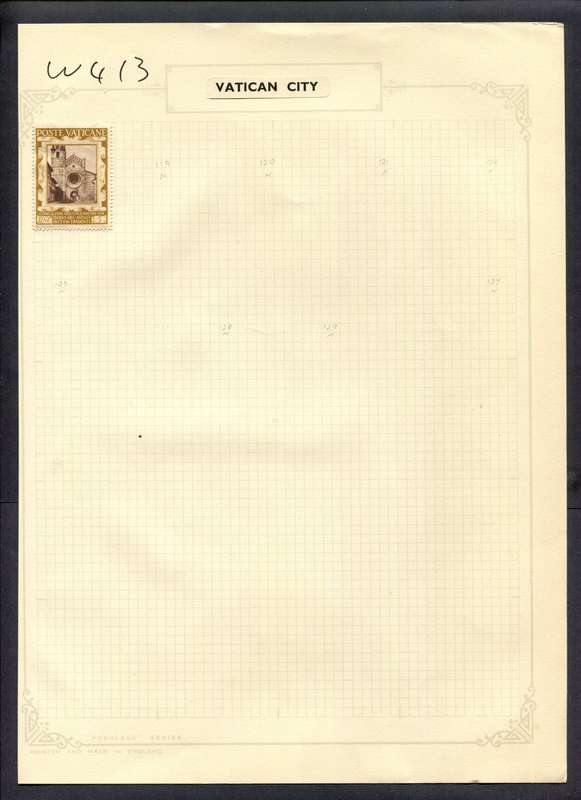 Vatican - 1 Stamp Mounted (Hinged) On Album Page