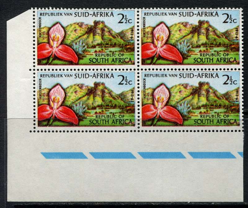 RSA - 1 Corner Block of 4 - 1963 - MNH