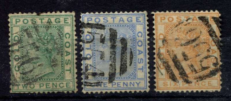 Gold Coast - 1876 - Used