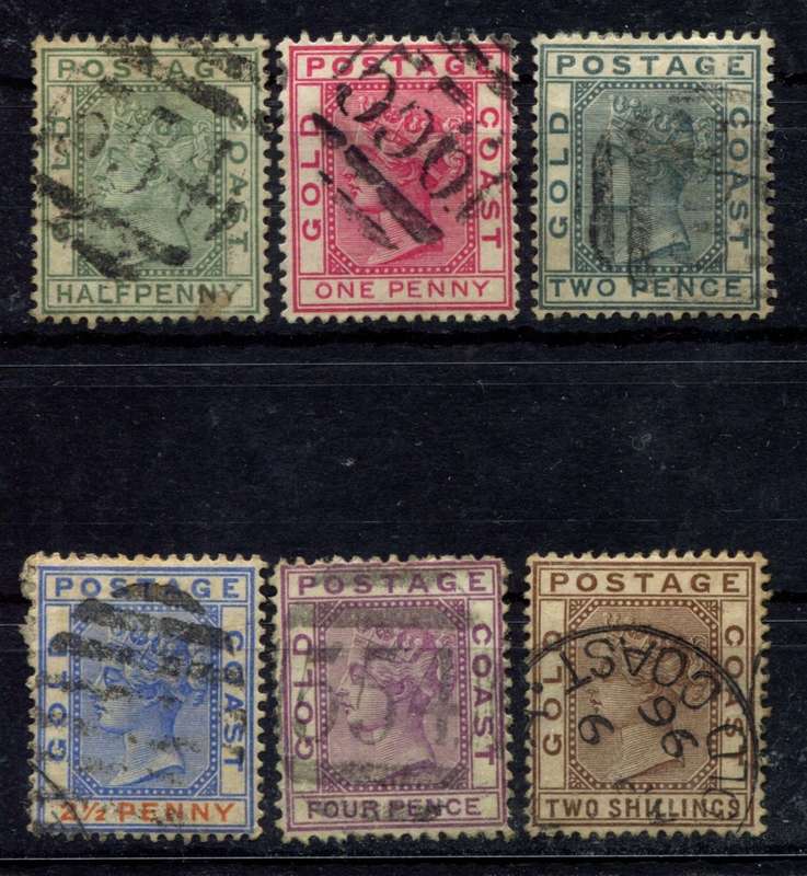 Gold Coast - 1884 - Used