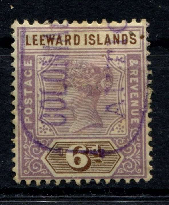 Leeward Islands - 1890 - Fiscally Used