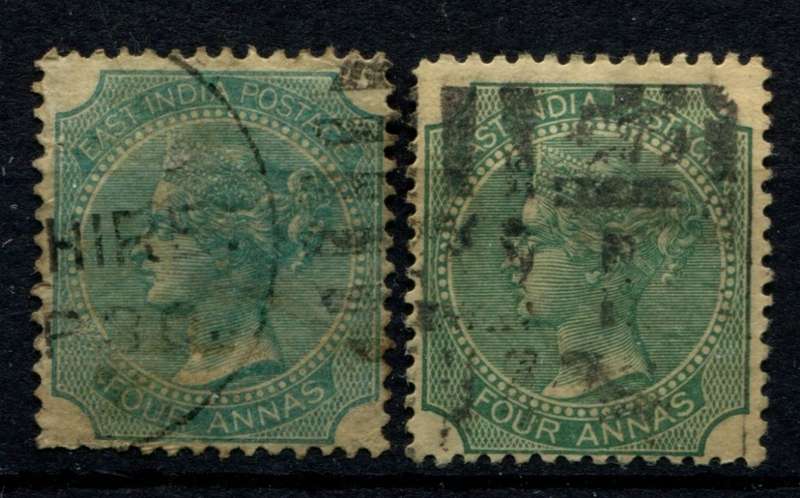 India - 1866 - Used