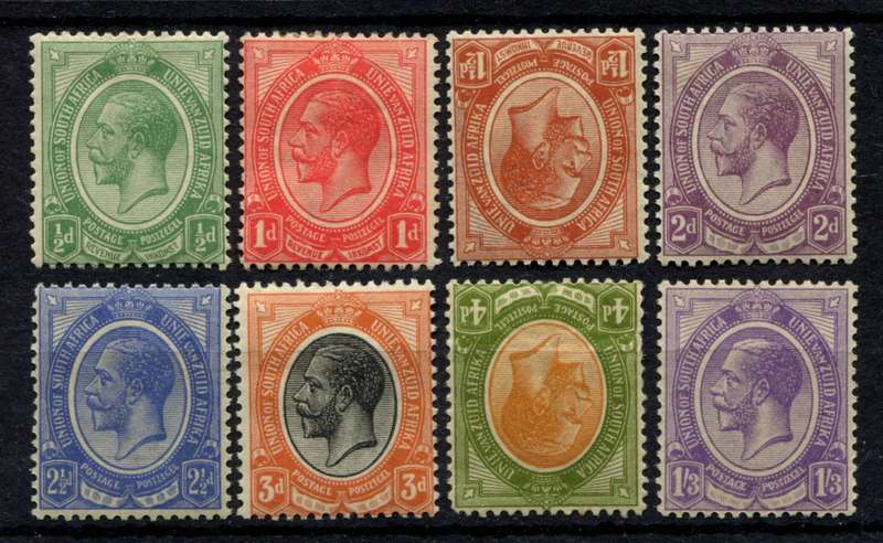 Union of SA - 1913 - MM - 1.5 d and 4 d Watermark Inverted