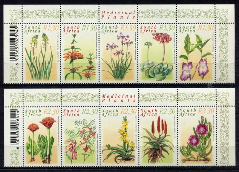 RSA - Set of 2 Strips of 5 - 2000 - MNH