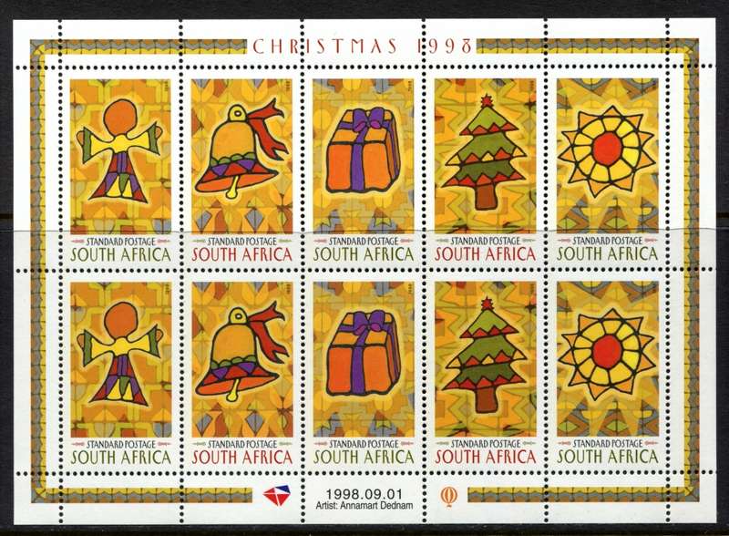 RSA - Sheet of 10 - 1998 - MNH