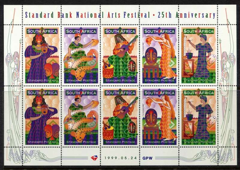 RSA - Sheet of 10 - 1999 - MNH