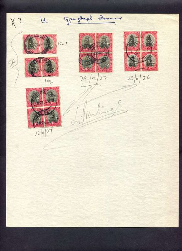 Union of SA - 16 Stamps Mounted (Hinged) On Album Page