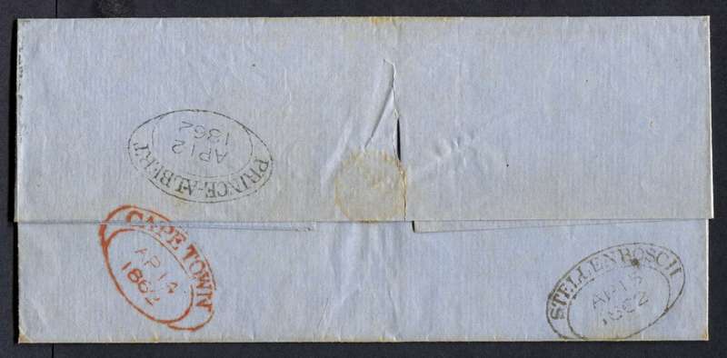 Cape of Good Hope - Cover with 4d Triangle