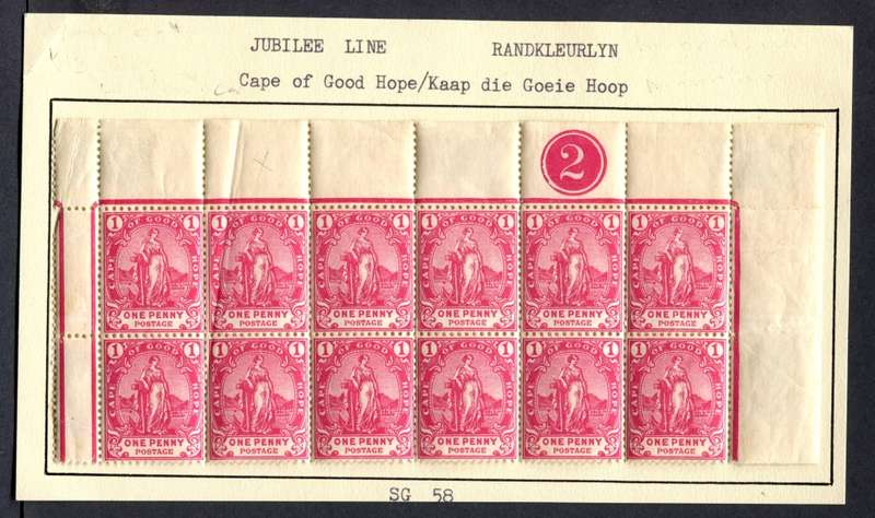 Cape of Good Hope - 1893 Plate Block of 12 - MNH/MM