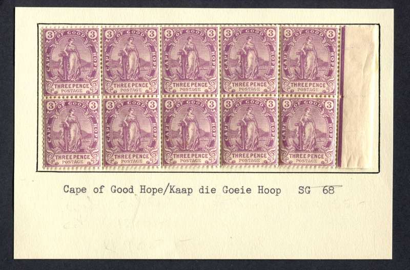 Cape of Good Hope - 1893 Block of 10 - MNH/MM
