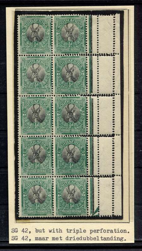 Union of SA - Horizontal Perforation Error  - MNH/MM