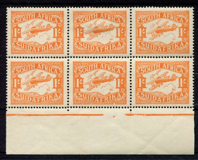 Union of SA - White Spot Under U of LUGPOS - MNH/MM