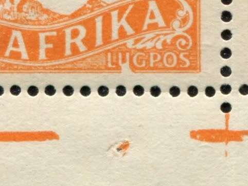 Union of SA - White Spot Under U of LUGPOS - MNH/MM
